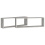 VidaXL vidaXL 2x Wall Cube Shelf Concrete Grey Engineered Wood Hanging Floating Shelf 6