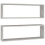 VidaXL vidaXL 2x Wall Cube Shelf Concrete Grey Engineered Wood Hanging Floating Shelf 3