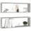 VidaXL vidaXL 2x Wall Cube Shelf Concrete Grey Engineered Wood Hanging Floating Shelf 4