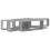 VidaXL vidaXL 6x Wall Shelf Concrete Grey Engineered Wood Wall-Mounted Floating Shelf 9
