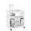 VidaXL vidaXL Rolling Cabinet White Engineered Wood Drawer Rolling Office Cabinet 7
