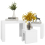 VidaXL vidaXL 3x Nesting Coffee Tables White Engineered Wood Indoor Couch Sofa Table 5