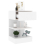 VidaXL vidaXL 2x Bedside Cabinets White Engineered Wood Table Nightstand Bed Cabinet 7
