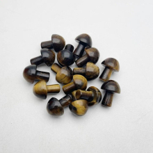 natural stone Leaf Mushroom shape no hole pendants for jewelry making 24pc