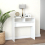 VidaXL vidaXL White Console Table - Engineered Wood Hall/End Table 78x30x80 cm (808296) 4