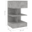 VidaXL vidaXL Bedside Cabinet Concrete Grey Engineered Wood Table Storage Cabinet 5