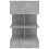 VidaXL vidaXL Bedside Cabinet Concrete Grey Engineered Wood Table Storage Cabinet 6