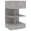 VidaXL vidaXL Bedside Cabinet Concrete Grey Engineered Wood Table Storage Cabinet 3