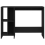 VidaXL vidaXL Notebook Desk Black Engineered Wood Laptop Workstation Computer Desk 4