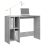 VidaXL vidaXL Notebook Desk Concrete Grey Engineered Wood Laptop Study Computer Desk 6