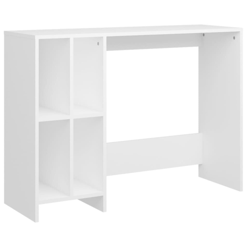 VidaXL vidaXL Notebook Desk White Engineered Wood Laptop Workstation Computer Desk 2