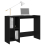 VidaXL vidaXL Notebook Desk Black Engineered Wood Laptop Workstation Computer Desk 6