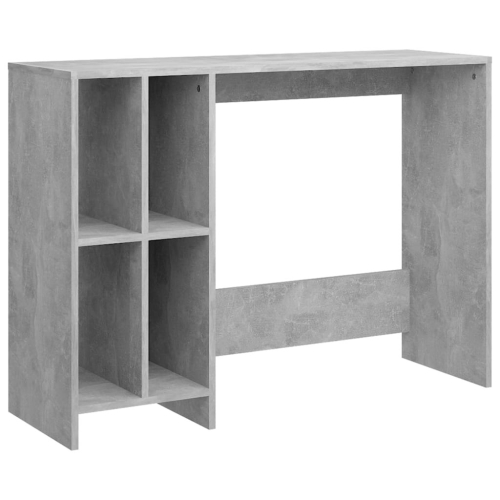 VidaXL vidaXL Notebook Desk Concrete Grey Engineered Wood Laptop Study Computer Desk 2