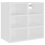 VidaXL vidaXL Schuhregale 2 Stk. Weiß 52,5x30x50 cm 6