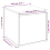 VidaXL (White) vidaXL Box Drawer Hall Tool Box Chest Organiser Storage Case Engineered Wood 10