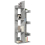 VidaXL vidaXL Book Cabinet Concrete Grey Engineered Wood Organiser Storage Bookshelf 5