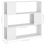 VidaXL vidaXL Book Cabinet Room Divider White Privacy Screen Bookcase Storage Rack 5