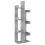 VidaXL vidaXL Book Cabinet Concrete Grey Engineered Wood Organiser Storage Bookshelf 4