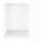 VidaXL vidaXL Side Table White Engineered Wood Corner Cabinet Unit End Sofa Table 7