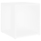 VidaXL vidaXL Side Table White Engineered Wood Corner Cabinet Unit End Sofa Table 3