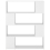 VidaXL vidaXL Book Cabinet Room Divider White Privacy Screen Bookcase Storage Rack 6