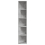 VidaXL vidaXL Corner Cabinet Concrete Grey Engineered Wood Standing Storage Cabinet 6