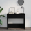 VidaXL (black) vidaXL Console Table Hallway Tea End Table Side Table for Under Mirror Steel 5
