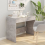 VidaXL (concrete grey) vidaXL Desk Home Office Working Writing Table Computer Desk Engineered Wood 5