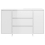 VidaXL (high gloss white) vidaXL Sideboard with 3 Drawers Cupboard Cabinet Highboard Engineered Wood 6