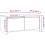 VidaXL (smoked oak) vidaXL Coffee Table Chipboard Centre End Side Couch Sofa Table Multi Colours 5