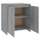 VidaXL (grey sonoma) vidaXL Sideboard Storage Cupboard Cabinet Buffet Highboard Engineered Wood 9