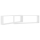 VidaXL vidaXL 2x Wall Cube Shelves White - Engineered Wood Wall Hanging Storage (807079) 6