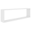 VidaXL vidaXL 2x Wall Cube Shelves White - Engineered Wood Wall Hanging Storage (807079) 7