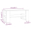VidaXL (white) vidaXL Coffee Table Engineered Wood Centre Side Table Furniture Multi Colours 5