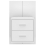 VidaXL (white, 2) vidaXL Wall Bedside Cabinet Floating Nightstand Bedside Unit Hanging Cabinet 7