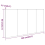 VidaXL (concrete grey) vidaXL Bed Headboard Bedroom Bed Header Decorative Headboard Engineered Wood 5