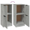 VidaXL (Concrete grey, 1) vidaXL Sideboards Cupboard Storage Cabinet Home Organiser Engineered Wood 9