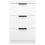 VidaXL (white, 2) vidaXL Bedside Cabinets Night Stand End Table Side Table Bed Drawer Cabinet 6