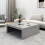 VidaXL vidaXL Coffee Table Concrete Grey Engineered Wood Indoor Couch End Sofa Table 3