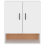 VidaXL (White) vidaXL Wall Cabinet Hanging Storage Cabinet Wall Cupboard Engineered Wood 6