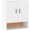 VidaXL (White) vidaXL Wall Cabinet Hanging Storage Cabinet Wall Cupboard Engineered Wood 3
