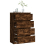 VidaXL (smoked oak) vidaXL Sideboard Engineered Wood Storage Drawer Side Cabinet Multi Colours 7