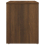 VidaXL (brown oak, 2) vidaXL Bed Cabinet Nightstand Side Table Storage Bed Table Engineered Wood 6