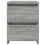 VidaXL (grey sonoma, 1) vidaXL Bedside Cabinet Nightstand End Table Bed Side Table Engineered Wood 4