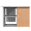 VidaXL (Grey sonoma) vidaXL Corner Desk Chipboard Home Office Computer Study Table Multi Colours 7
