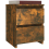 VidaXL (smoked oak, 1) vidaXL Bedside Cabinet Nightstand End Table Bed Side Table Engineered Wood 6