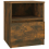 VidaXL vidaXL Bedside Cabinet Smoked Oak Engineered Wood Nightstand End Side Table 3