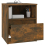 VidaXL vidaXL Bedside Cabinet Smoked Oak Engineered Wood Nightstand End Side Table 8