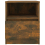 VidaXL vidaXL Bedside Cabinet Smoked Oak Engineered Wood Nightstand End Side Table 4