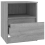 VidaXL vidaXL Bedside Cabinet Grey Sonoma Engineered Wood Nightstand End Side Table 6